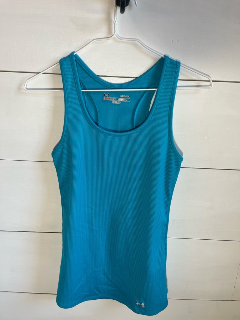 Under Armour Women’s Teal Ribbed Athletic Tank Top